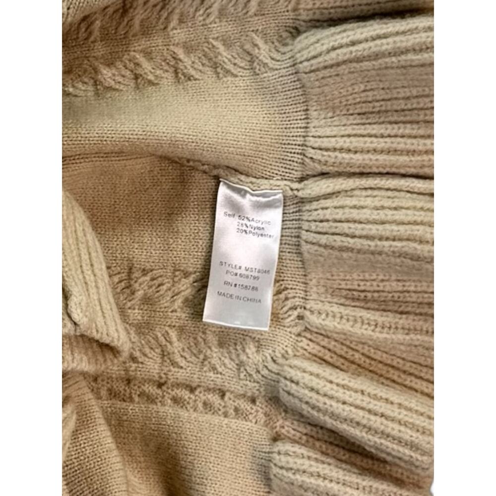 MABLE Autumn Bow Cable Knit Ruffle Matching Set - Picture 12 of 12